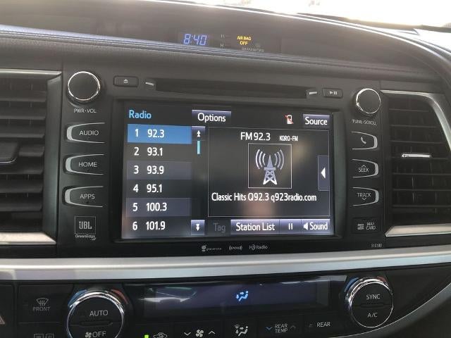 2018 Toyota Highlander Limited Platinum V6 AWD (Natl)